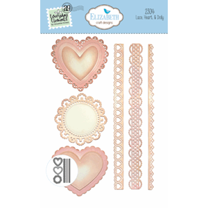 Elizabeth Craft - Romantic Revival Die Lace, Heart & Doily