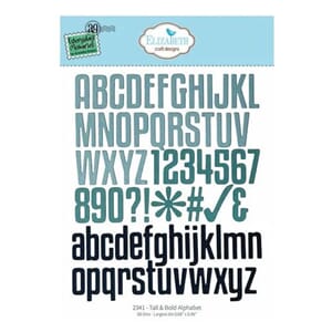 Elizabeth Craft - Delightful Discovery Die Tall & Bold Alpha