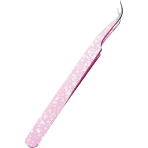 Elizabeth Crafts - Tweezers Pink Glitter Fine Pointed