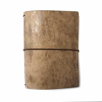 Elizabeth Craft - Stonewashed Brown Passport Art Journal