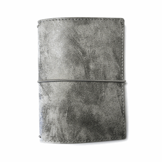 Elizabeth Craft - Stonewashed Grey Passport Art Journal