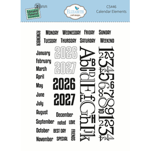 Elizabeth Craft - Delightful Discovery Stamps Calendar Eleme