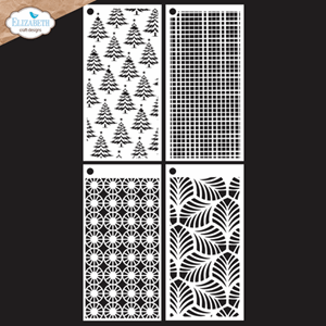 Elizabeth Craft - Golden Season Stencil Journal Stencils 9