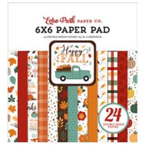 Echo Park: Happy Fall Paper Pad, 6x6, 24/Pkg