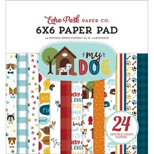 Echo Park: My Dog Paper Pad, 6x6 inch, 24/Pkg