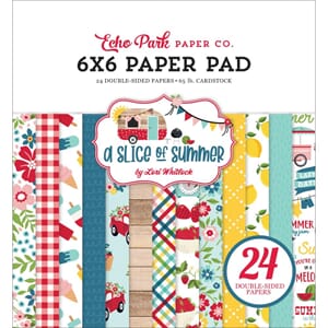 Echo Park: A Slice of Summer Paper Pad, 6x6, 24/Pkg