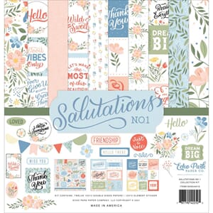 Echo Park: Salutations No. 1 Collection Kit, 12x12, 13/Pkg