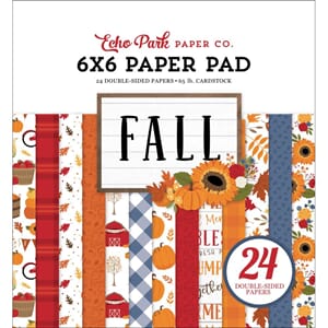 Echo Park: Fall Paper Pad, 6x6, 24/Pkg