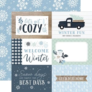 Echo Park: 6x4 Journaling Cards - Winter