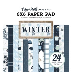 Echo Park: Winter Paper Pad, 6x6, 24/Pkg