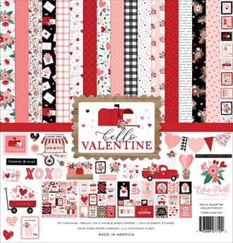 Echo Park - Hello Valentine 12x12 Inch Collection Kit