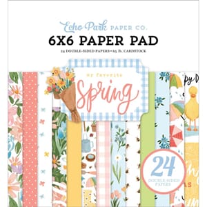 Echo Park: My Favorite Spring Paper Pad, 6x6, 24/Pkg