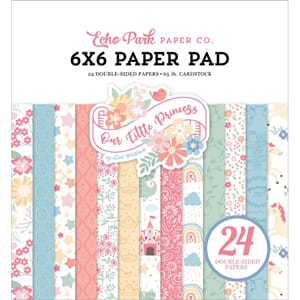 Echo Park: Our Little Princess Paper Pad, 6x6, 24/Pkg
