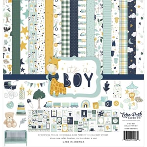 Echo Park: It's A Boy Collection Kit 12x12, 13/Pkg