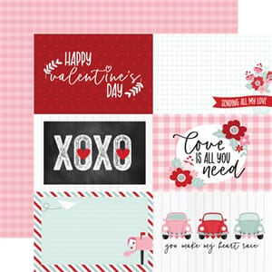 Echo Park: 6x4 Journaling Cards - Love Notes