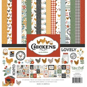 Echo Park - Chickens 12x12 Inch Collection Kit