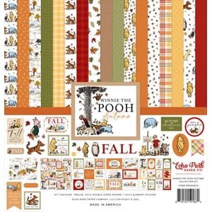 Echo Park - Winnie The Pooh Autumn 12x12 Inch Collection Kit