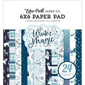 Echo Park: Winter Magic Paper Pad, 6x6 24/Pkg