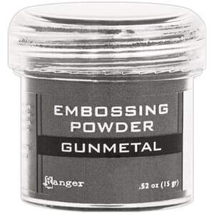 Ranger: Gunmetal Metallic - Embossing powder 1oz