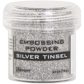 Ranger: Silver Tinsel - Embossing powder 1oz
