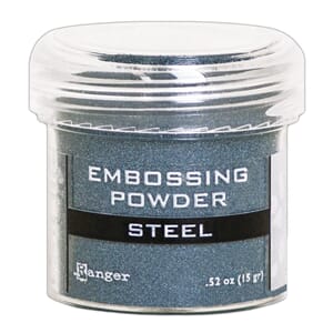 Ranger: Embossing powder - Steel, .52 oz