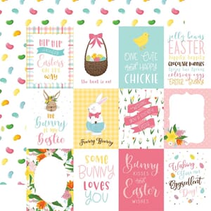 Echo Park: 3x4 Journaling Cards - I Love Easter