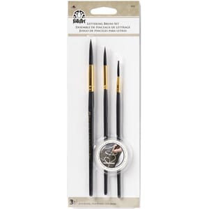 FolkArt - Lettering Brush Set, 3 pensler