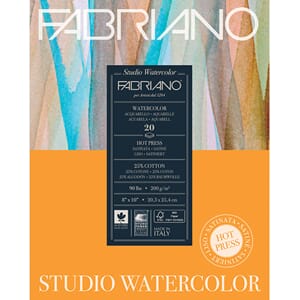 FABRIANO Watercolour, 200g, HP, 203x254mm