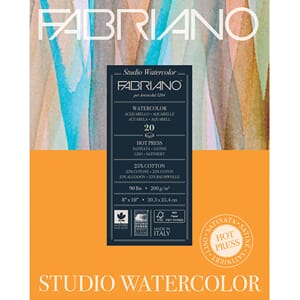 FABRIANO Watercolour, 200g, HP, 203x254mm