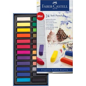 Faber Castell: Soft Pastel Crayons Mini Box, 24/Pkg