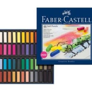 Faber Castell: Soft Pastel Crayons Mini Box, 48/Pkg