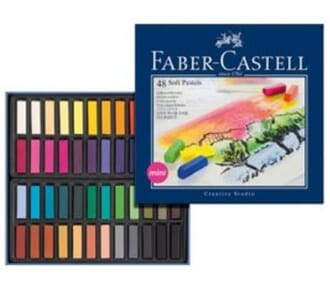 Faber Castell: Soft Pastel Crayons Mini Box, 48/Pkg