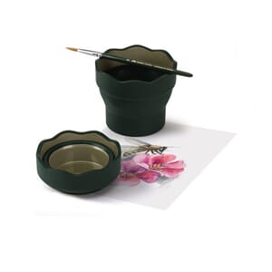Faber-Castell - Collapsible Water Cup, Dark Green