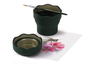 Faber-Castell - Collapsible Water Cup, Dark Green