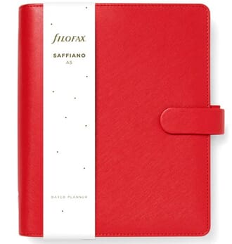 Filofax - Poppy Saffiano A5 Organiser