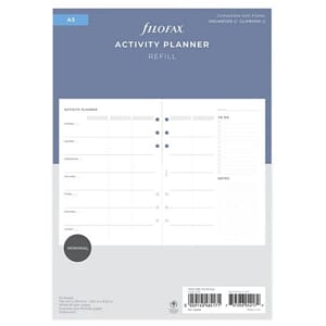 Filofax - Activity Planner Refill, A5