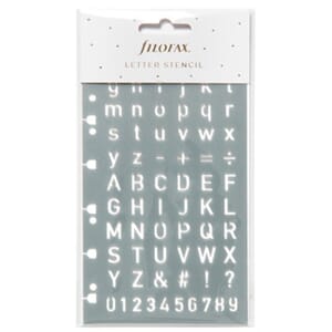 Filofax - Alphabet Planning Stencil