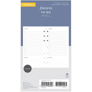 Filofax - Personal To Do Refill, 56 ark