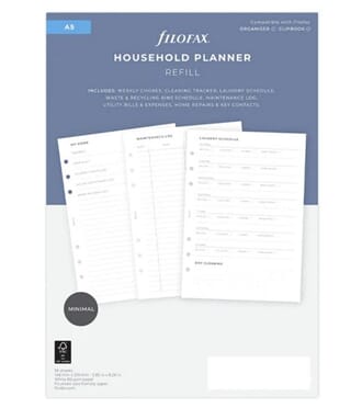 Filofax - Household Planner Refill, A5