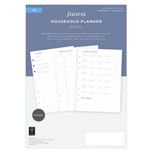 Filofax - Household Planner Refill, A5