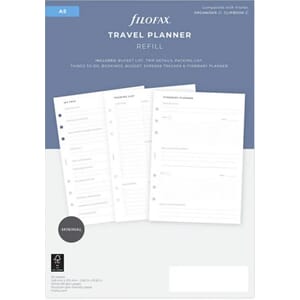 Filofax - Travel Planner Refill, A5