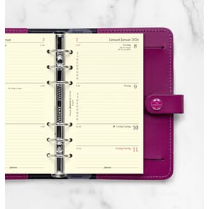 Filofax - Refill Personal 2026 Uke på 2 sider