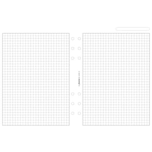 Filofax - White Quadrille Notepaper Refill, A5
