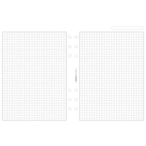 Filofax - White Quadrille Notepaper Refill, A5