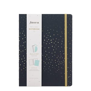 Filofax - Confetti Charcoal Notebook, str A5