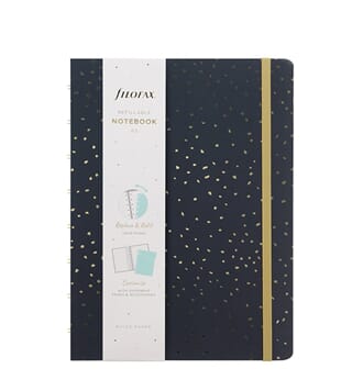 Filofax - Confetti Charcoal Notebook, str A5