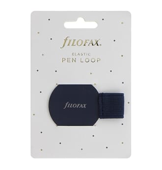 Filofax - Elastic Pen Loop Charcoal