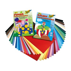 Folia Tegnepapir - 25 farger, str 24×34 cm, 50 ark