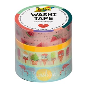Folia - Tropical Washi Tape, 4 ruller