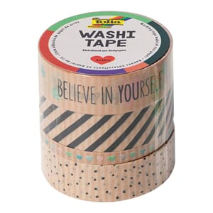 Folia - Kraft paper II Washi Tape, 4 ruller